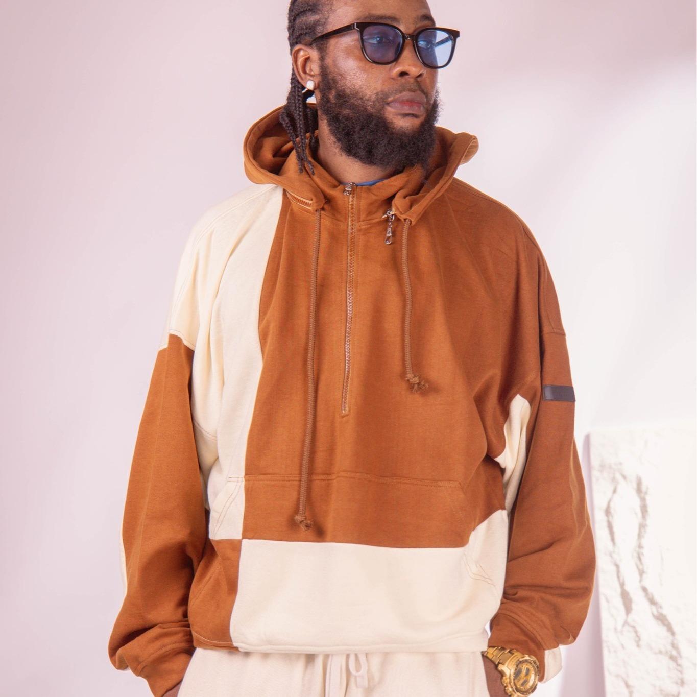Pure Cotton Terry Multifunctional Hoodie