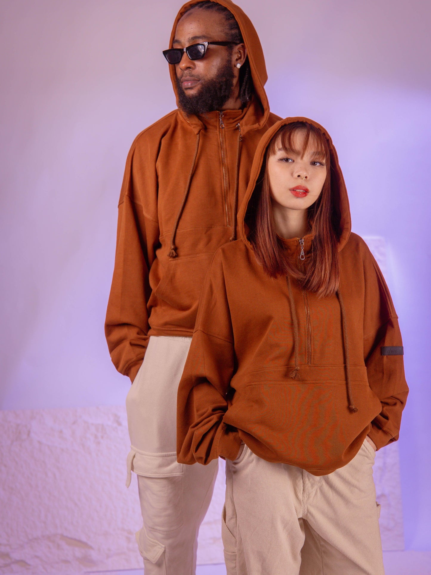 Pure Cotton Terry Multifunctional Hoodie