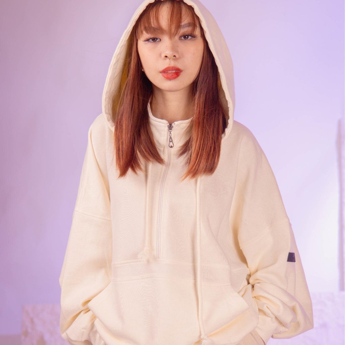 Pure Cotton Terry Multifunctional Hoodie