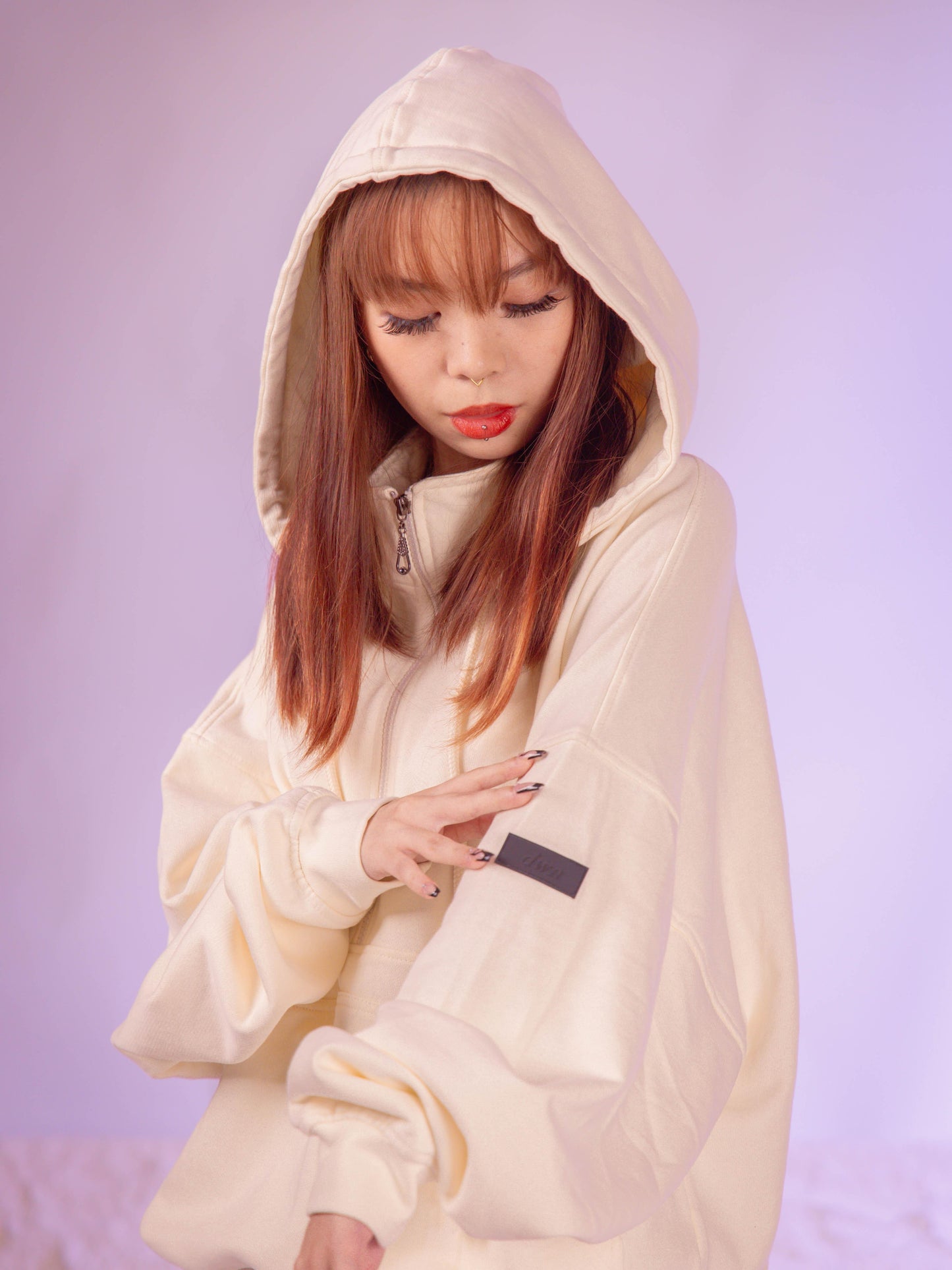 Pure Cotton Terry Multifunctional Hoodie
