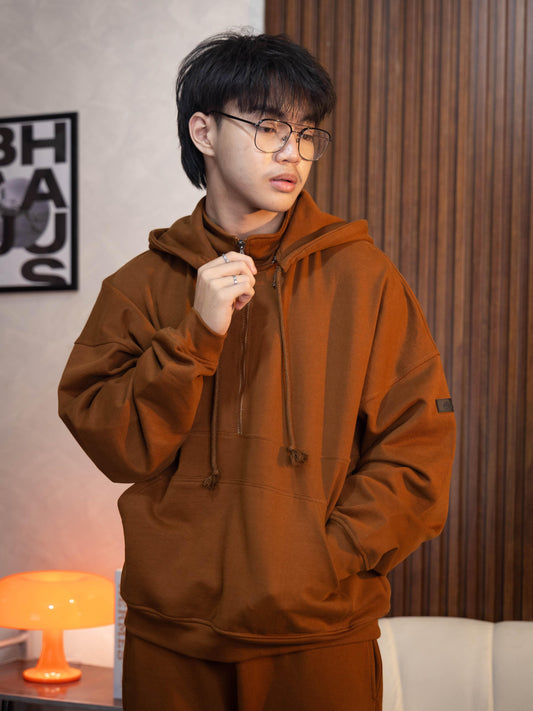 Pure Cotton Terry Multifunctional Hoodie