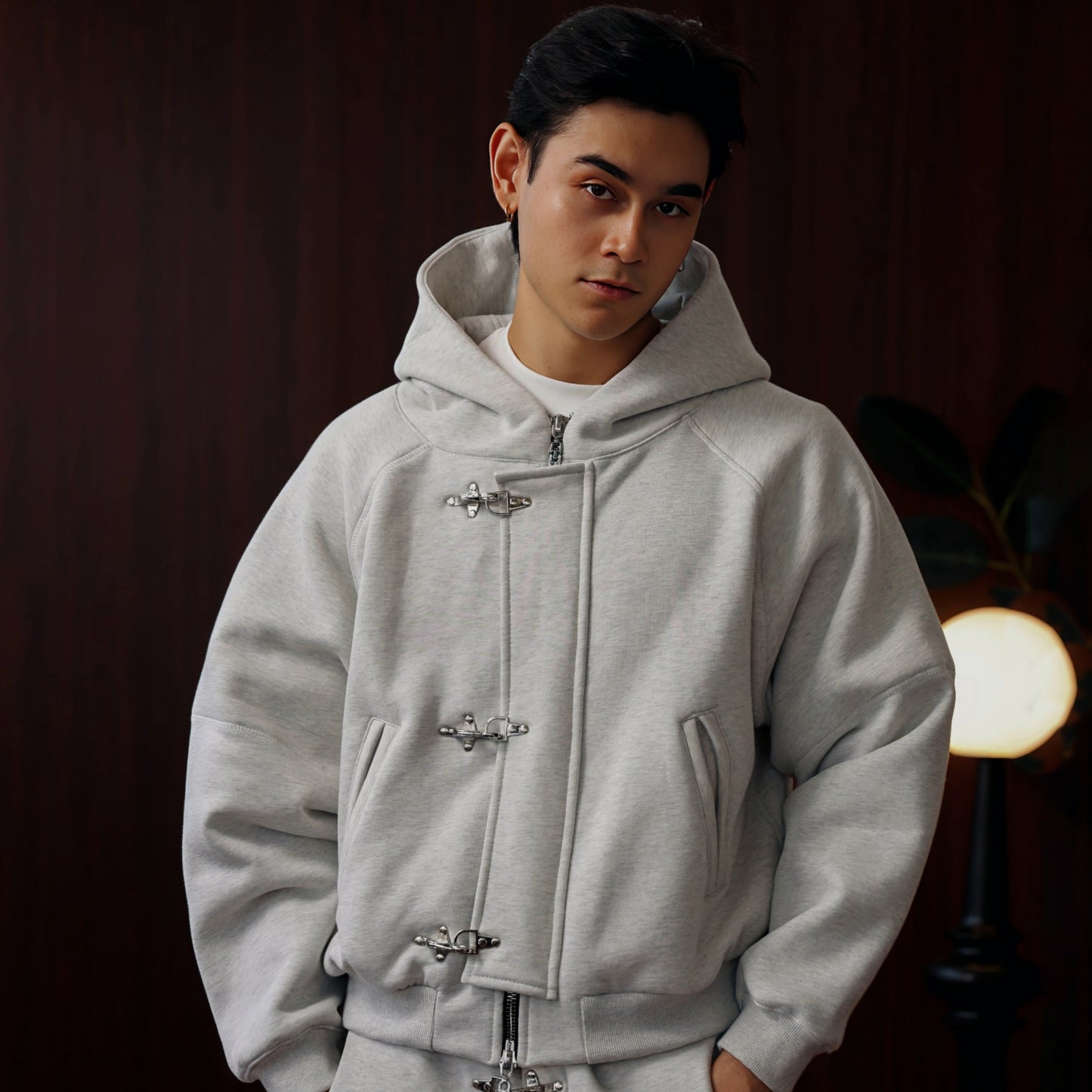 Fireman Clasp Sweatsuit Hoodie