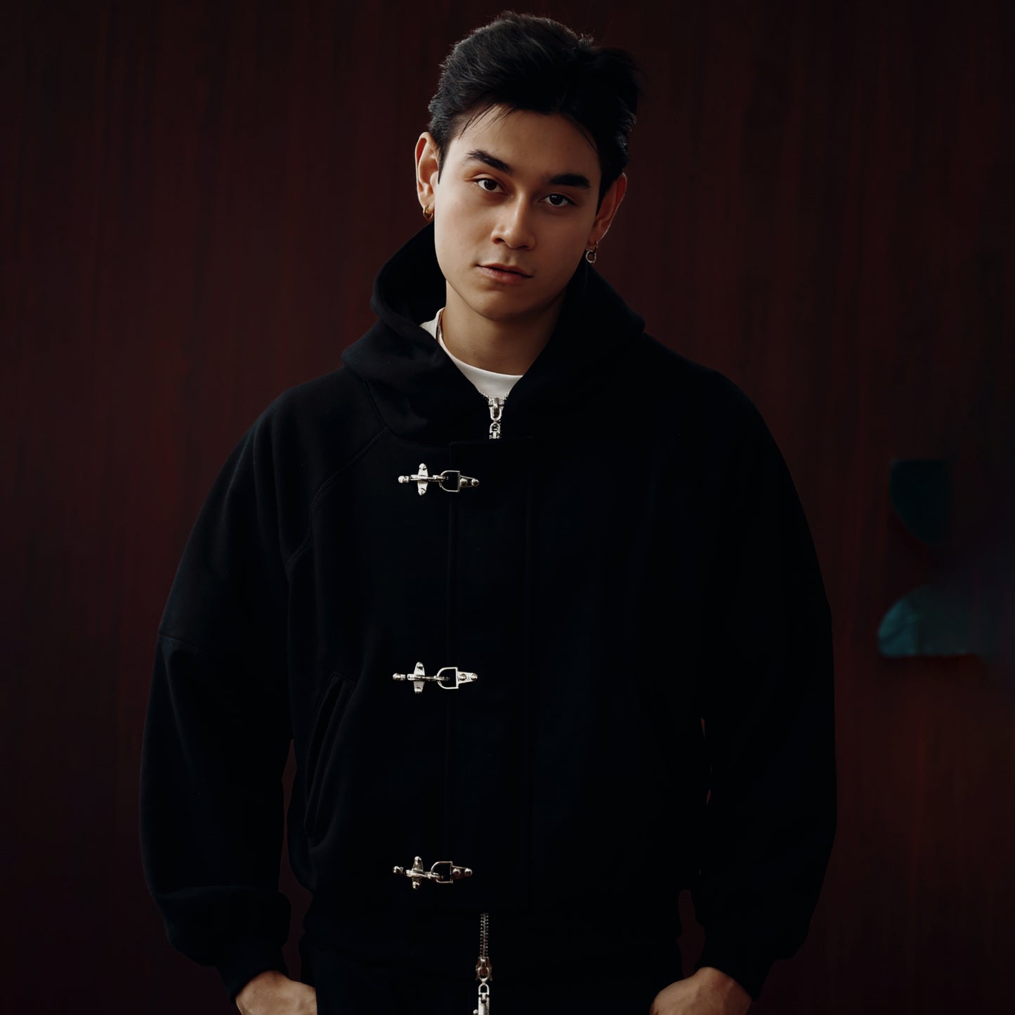 Fireman Clasp Sweatsuit Hoodie