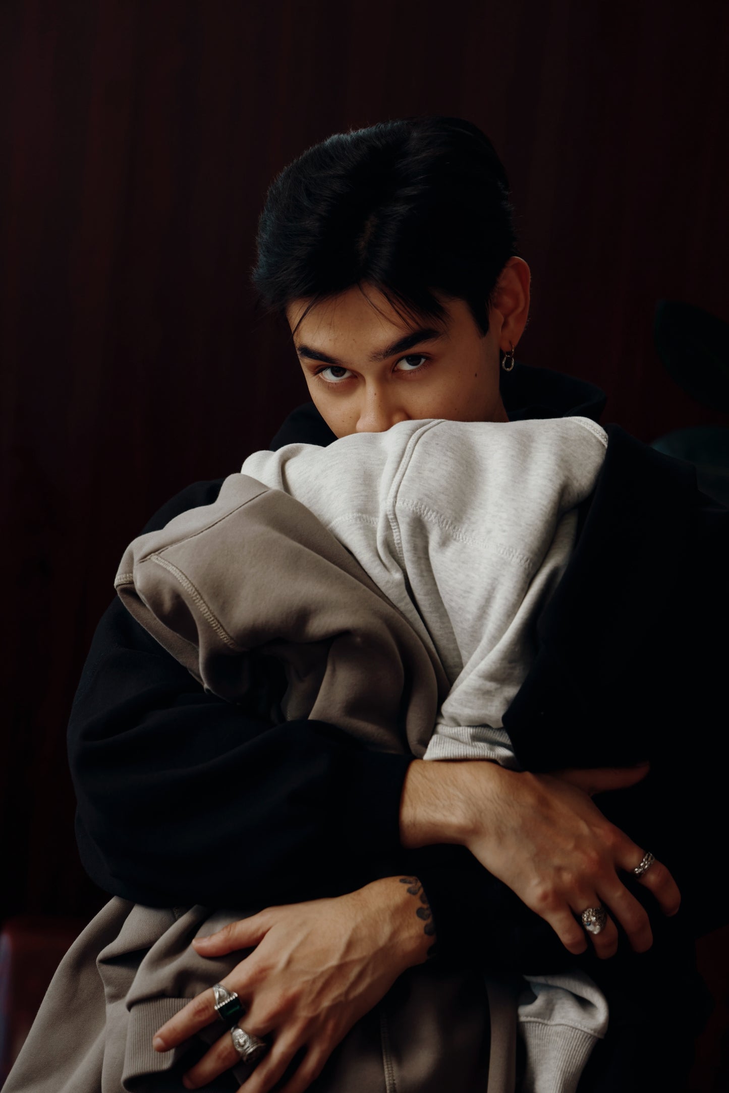 Fireman Clasp Sweatsuit Hoodie